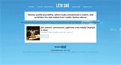 Desktop Screenshot of leto.marianne.cz