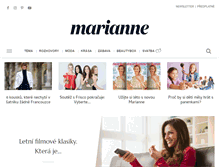 Tablet Screenshot of marianne.cz